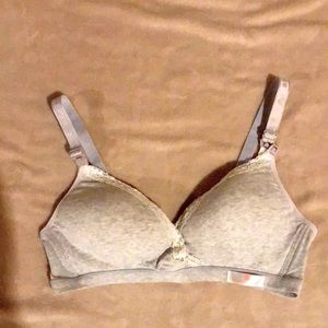 NWOT Momma’s Shop Cotton & Lace Nursing Bra, XXL